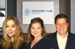 Katie Kupstas, Kristin Jacobson, and Tod Kupstas of the Inventor’s Club Worldwide