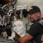 AJ Hebert: The Motorcyclist Who Paints His Own Path in the Art World