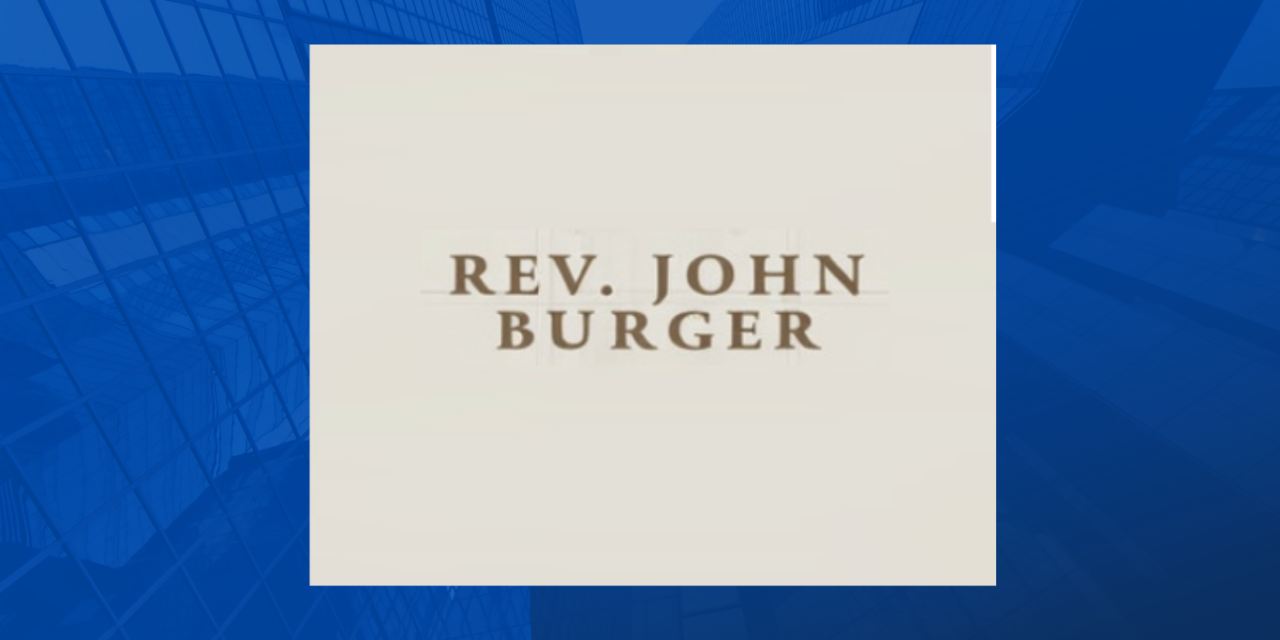 Rev. John Burger Discusses Leadership and Service