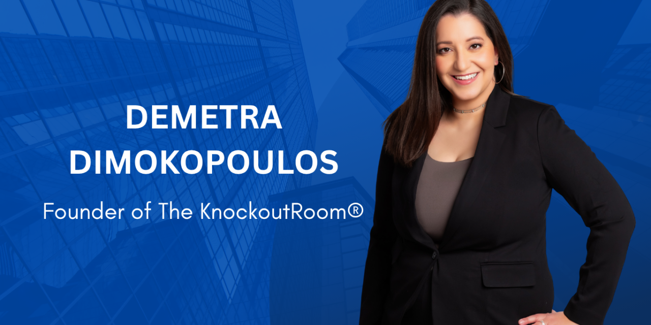 Demetra Dimokopoulos, Founder of the Transformational Wellness Brand The KnockoutRoom®