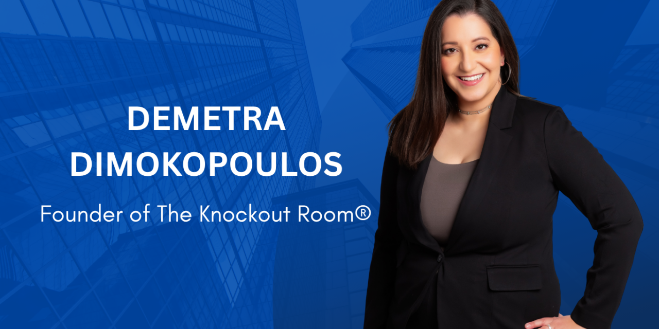 Demetra Dimokopoulos, Founder of the Transformational Wellness Brand The Knockout Room®