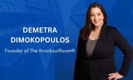 Demetra Dimokopoulos, Founder of the Transformational Wellness Brand The KnockoutRoom®